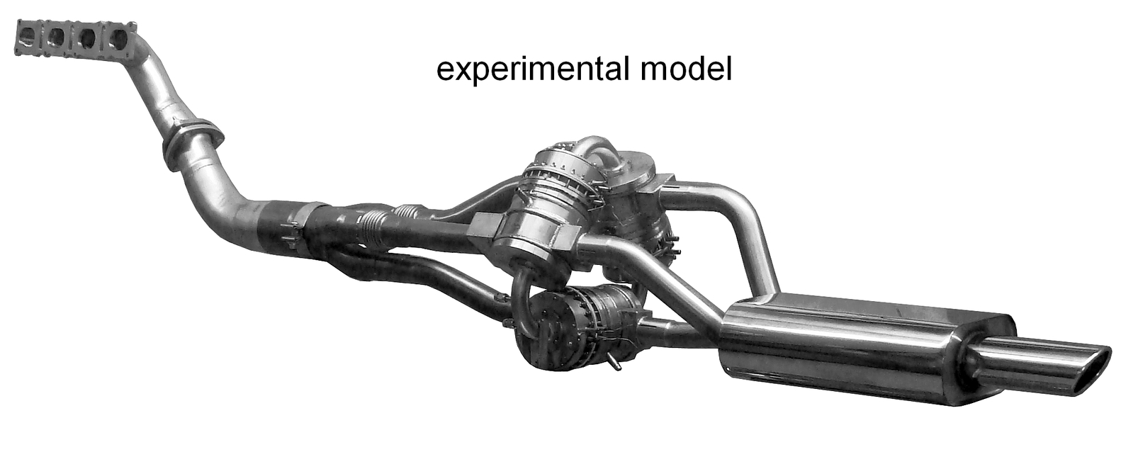 Experimental Model in the exhaust tract