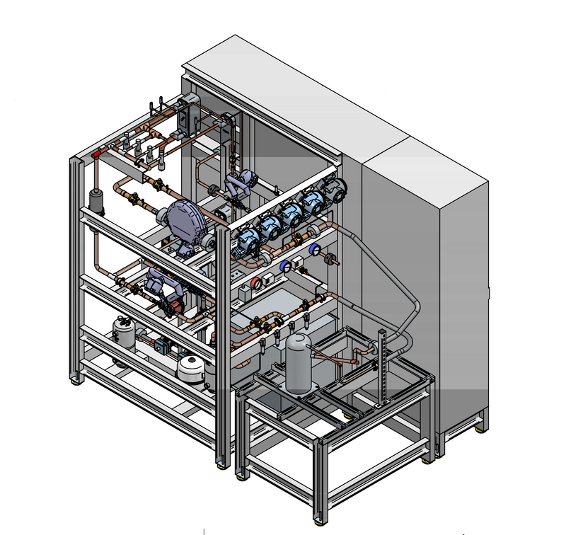 Design of a Test Bench for Propane Compressors with a Capacity of Up to 48 m³/h