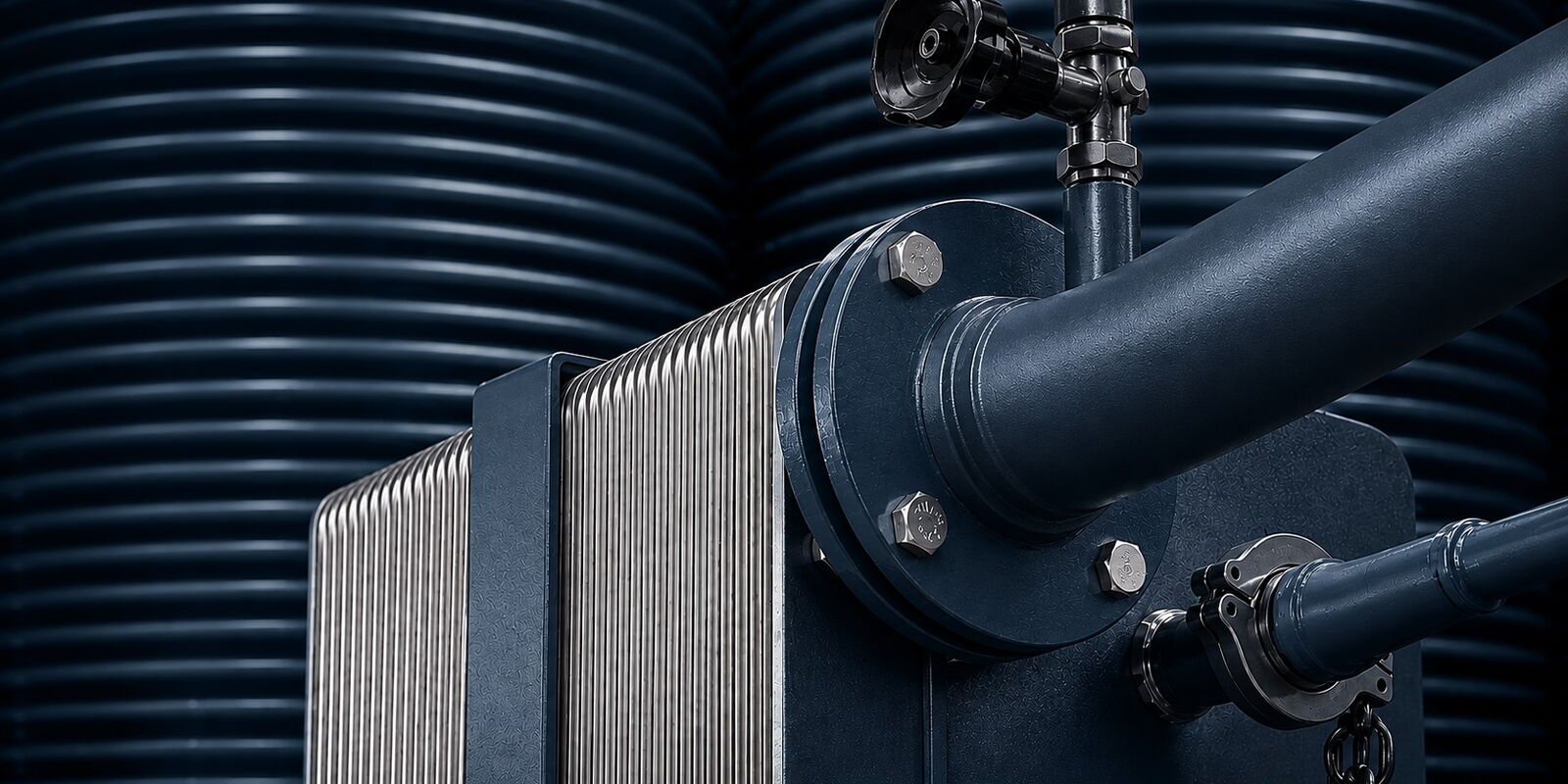 Absorption chiller with heat exchanger