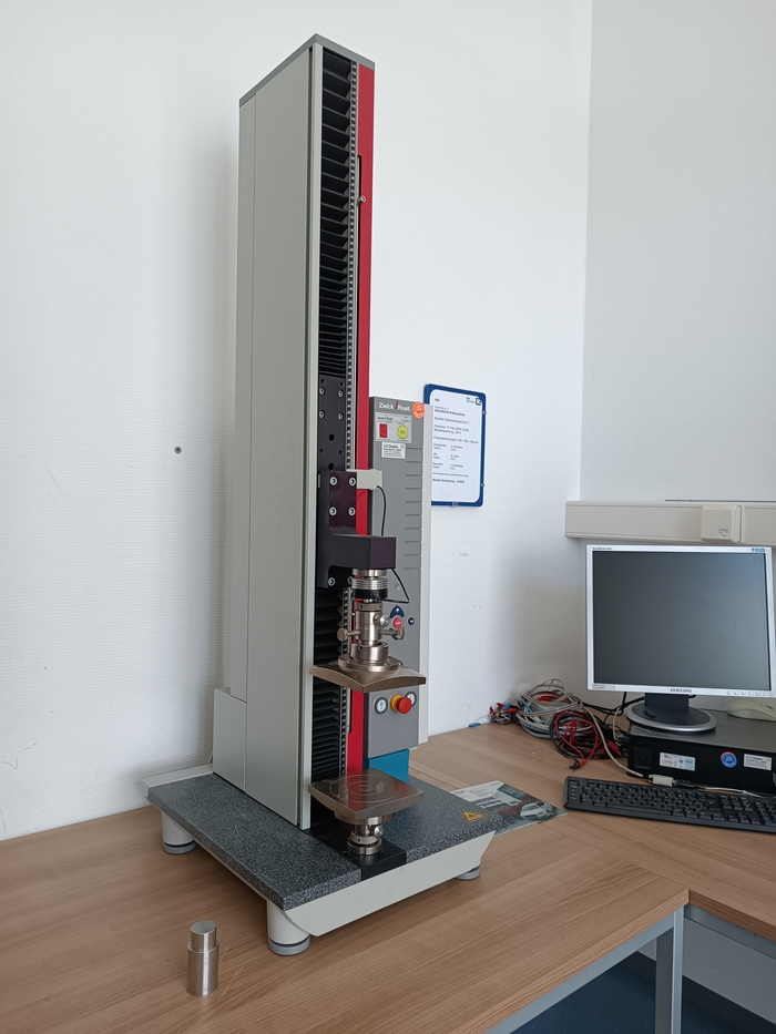 Link to the technical data of the test machine