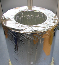 inner vessel with MLI insulation